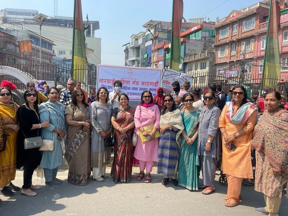 distributed the food grains to the blind and disabled people